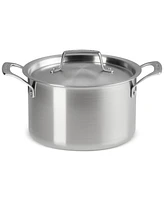 Le Creuset Essential Stainless Steel Deep Round Stockpot with Lid, 4 Qt.