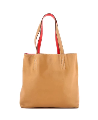 Pre-Owned HERMES 36 Double Sens Tote Veau Sikkim