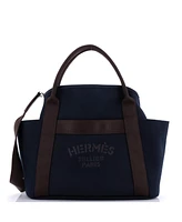 Pre-Owned HERMES Sac De Pansage Groom Handbag Canvas