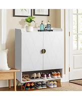 Shoe Cabinet with Storage – Stylish Organizer for Entryway and Closet