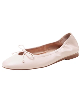 Mila | Ruched Top Line Ballet Flats