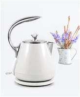 Elite Cuisine 1.25 Quart Cool-Touch Stainless Steel Electric Kettle