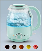 Elite Cuisine 1.25 Quart Adjustable Temperature Electric Honeypot Glass Kettle with Keep Warm