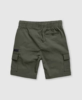 Ring of Fire Big Boys Harley Stretch Tech Fabric Pull-On Cargo Shorts with Moto Detailing