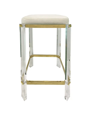 StyleCraft Home Collection 30" Foam Helen Small Traditional Bar Stool