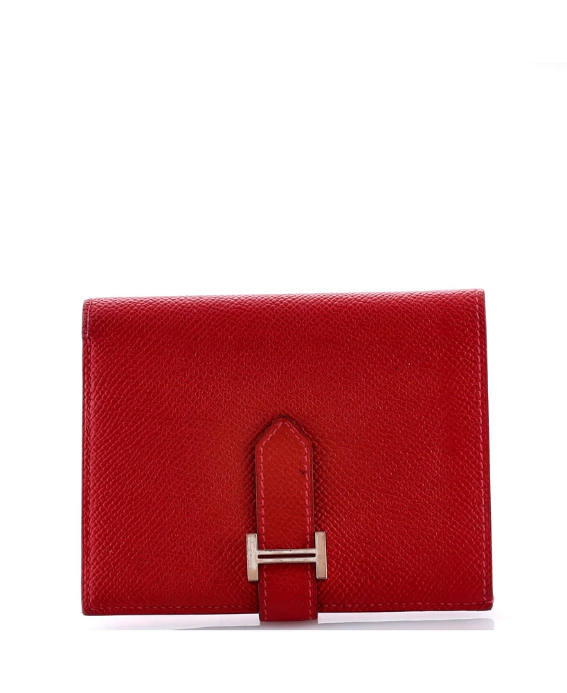 Pre-Owned HERMES Compact Bearn Wallet Epsom