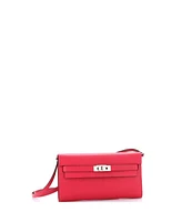 Pre-Owned HERMES Kelly To Go Wallet Chevre Mysore