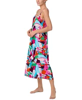 Sanctuary Women's Printed Tiered Midi Nightgown