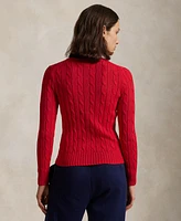 Polo Ralph Lauren Women's Cable-Knit Cotton Crewneck Sweater