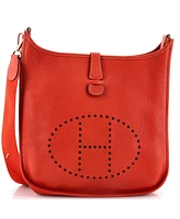 Pre-Owned Hermes Gm Evelyne Bag Gen I Clemence