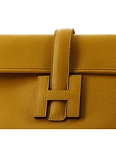 Pre-Owned Hermes 29 Jige Elan Clutch Evercolor