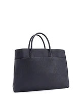 Pre-Owned Hermes 39 White Bus Bag Leather