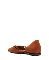 Schutz Women's Rue Buckle Pointed Toe Flats