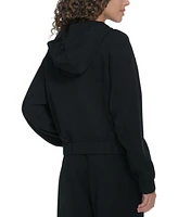Starter Women's Scuba Solid-Color Snap Shacket