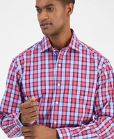Club Room Men's Plaid Dress Shirt, Exclusively at Macy's