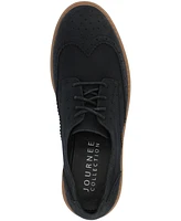 Journee Collection Women's Claudiya Oxford Lug Sole Loafers