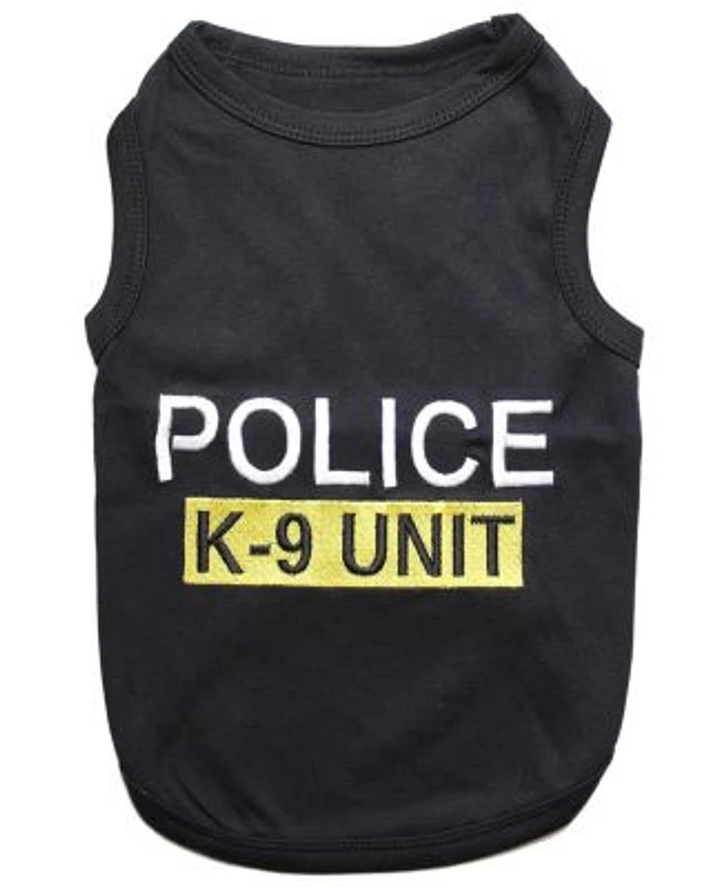 Parisian Pet Police Dog T Shirt