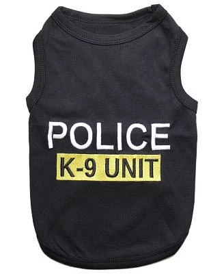 Parisian Pet Police Dog T Shirt