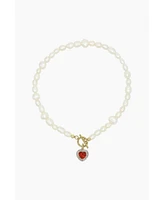 Milena Red Necklace