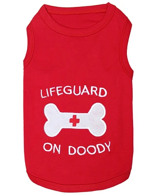 Parisian Pet Lifeguard on Doody Dog T-Shirt