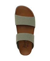 Blowfish Malibu Women's Leah Open Round Toe Slide Platform Sandals