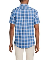 Lands' End Men's Short Sleeve No Iron Twill Shirt