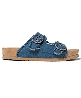 Minnetonka Women's Georgine Buckle Slide Sandals