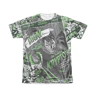 Superman Mens Man From Krypton Adult 65/35 Poly/Cotton Short Sleeve Tee / T-Shirt