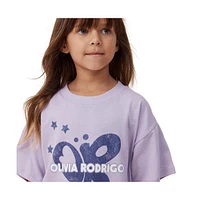 Cotton On Little Girls License Drop Shoulder Short Sleeve Tee