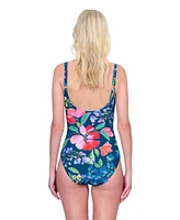 Garden Dream Sweetheart Neck One-Piece Swimsuit