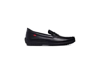 Marc Joseph New York Men's John Street Hands-Free Slip On Technology Leather Penny Loafers
