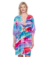 Palma De Mallorca V-Neck Beach Dress with Adjustable Tie
