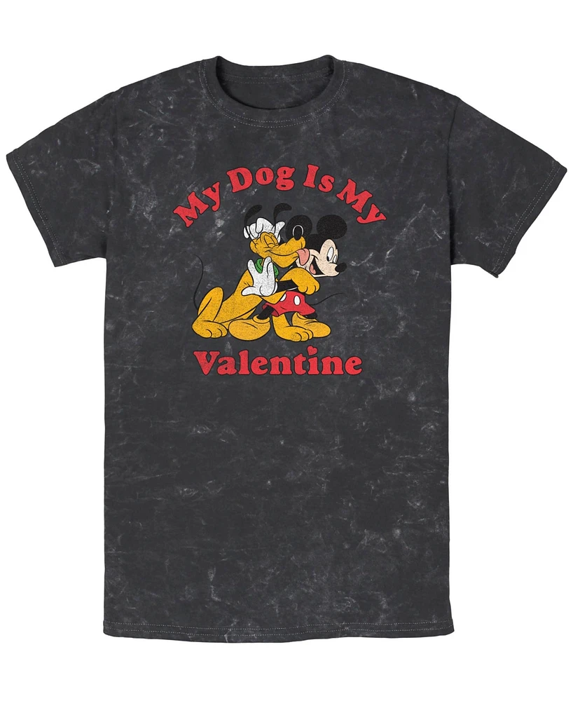 Fifth Sun Men's Disney Love My Dog Short Sleeve T-Shirt