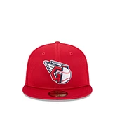 New Era Men's Red Cleveland Guardians 2025 Spring Training 59FIFTY Fitted Hat