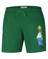 Freeze Max Men's Kelly Green the Simpsons Homer Hiding Bushes Shorts