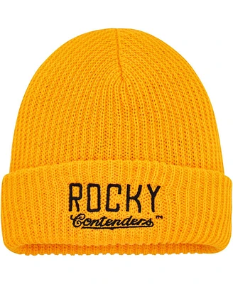 Contenders Clothing Gold Rocky Cuffed Knit Hat