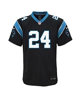 Nike Big Boys and Girls Jonathon Brooks Black Carolina Panthers Team Game Jersey