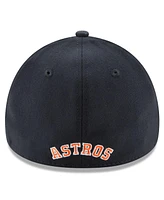 New Era Men's Navy Houston Astros 2024 Mlb Postseason Side Patch 39THIRTY Flex Hat