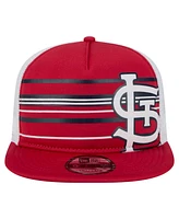 New Era Men's Red St. Louis Cardinals 9FIFTY A-Frame Trucker Snapback Hat