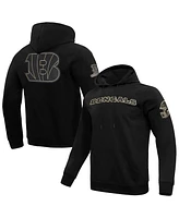 Pro Standard Men's Black Cincinnati Bengals Classic Chenille Pullover Hoodie