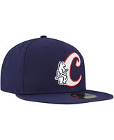 New Era Men's Royal Chicago Cubs Duo Logo 2.0 59FIFTY Fitted Hat