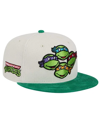 New Era Men's Cream/Green Teenage Mutant Ninja Turtles 9FIFTY Snapback Hat