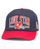 American Needle Men's Navy Lone Star Roscoe Lone Star Football Adjustable Hat