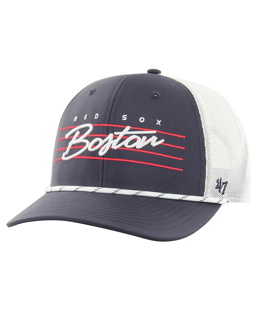 '47 Brand Men's Navy Boston Red Sox Downburst Trucker Adjustable Hat