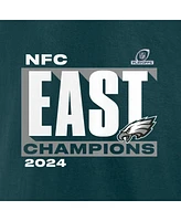 Fanatics Men's Midnight Green Philadelphia Eagles 2024 Nfc East Division Champions Big Tall Conquer T-Shirt