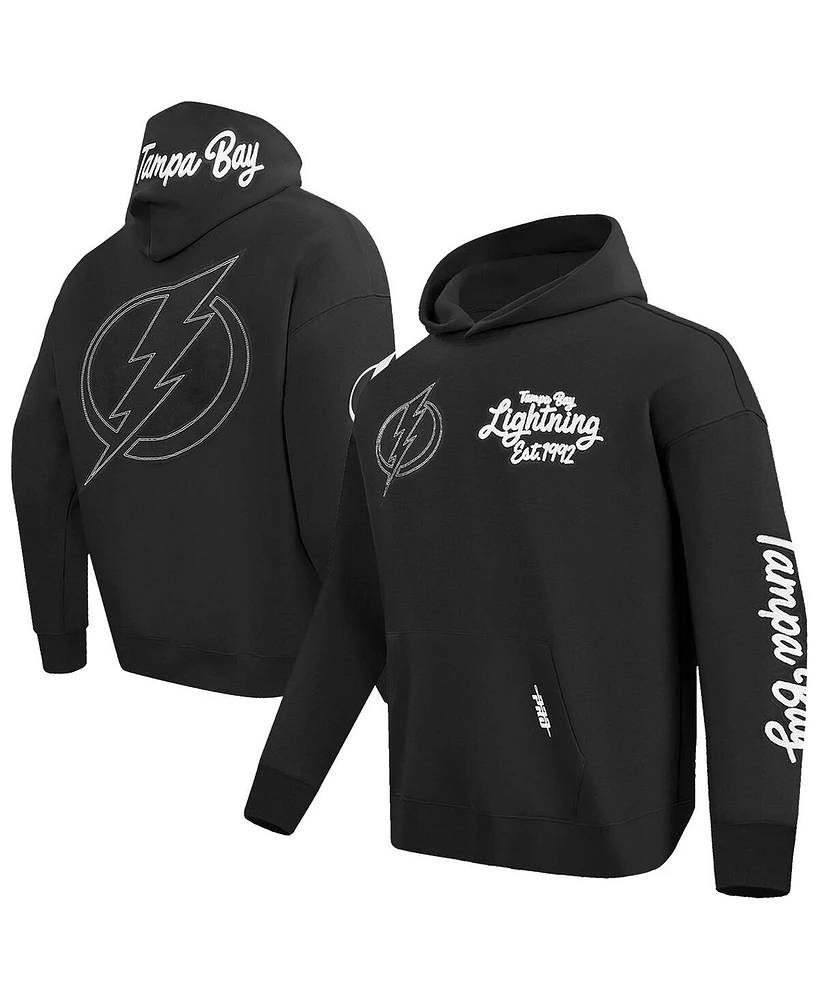 Pro Standard Men's Black Tampa Bay Lightning Paint the City Pullover Hoodie