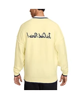 Nike Men's Tan Paris Saint-Germain Knit V-Neck Sweater