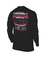 The Victory Men's Black Ohio State Buckeyes College Football Playoff 2024 National Champions Tour Long Sleeve T-Shirt