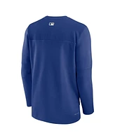 Nike Men's Royal Kansas City Royals Authentic Collection Uv Quarter-Zip Sweatshirt