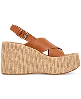 Dolce Vita Women's Skylar Platform Crossband Espadrille Wedge Sandals
